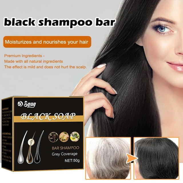 (BUY 1 GET 1 FREE)2PCS Black hair soap