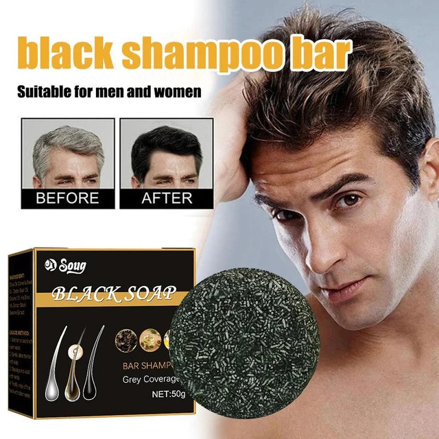 (BUY 1 GET 1 FREE)2PCS Black hair soap